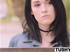 TUSHY college college girl seduces Dad's pal With buttfuck fuckfest playthings
